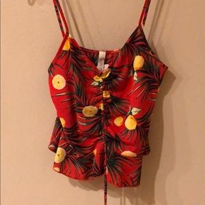 AGACI Sunny Lemon Peplum